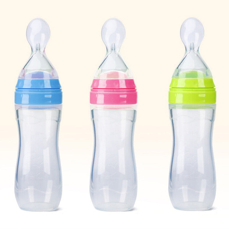 Baby Feeding Bottle With Spoon