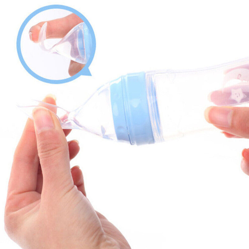 Baby Feeding Bottle With Spoon